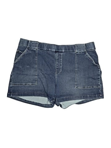 Cosmic Blue Love Denim Shorts (view 1)