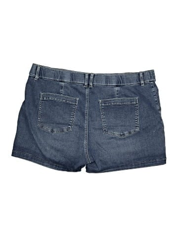 Cosmic Blue Love Denim Shorts (view 2)