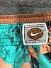 Nike 100% Polyester Floral Teal Shorts Size S - photo 3