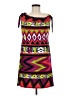 MSK Graphic Red Casual Dress Size 6 - photo 1