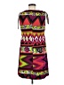MSK Graphic Red Casual Dress Size 6 - photo 2