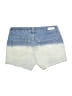 Justice Graphic Blue Denim Shorts Size 16R - photo 2