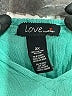 Love 100% Rayon Solid Teal Jumpsuit Size 2X - photo 4