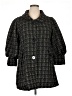 Hazel 100% Polyester Tweed Black Coat Size XL - photo 1