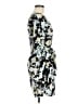DKNYC 100% Polyester Print Blue Casual Dress Size M (estimated) - photo 4