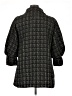 Hazel 100% Polyester Tweed Black Coat Size XL - photo 2