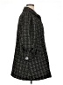 Hazel 100% Polyester Tweed Black Coat Size XL - photo 4