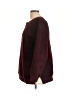 Ann Taylor LOFT Solid Burgundy Pullover Sweater Size L - photo 5