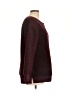 Ann Taylor LOFT Solid Burgundy Pullover Sweater Size L - photo 4