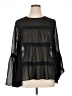 GNW Black Long Sleeve Blouse Size XL - photo 1