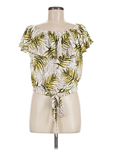Hem & Thread Short Sleeve Blouse (view 1)