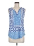 Lucky Brand Blue Sleeveless Blouse Size M - photo 1