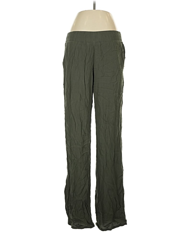 Pre-owned Three Dots Casual Pants In Green