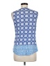 Lucky Brand Blue Sleeveless Blouse Size M - photo 2