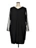 Marina Solid Black Cocktail Dress Size 22 - photo 2