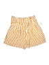 Blue Rain Stripes Yellow Shorts Size S - photo 1