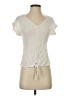 Splendid Ivory Short Sleeve Top Size S - photo 1
