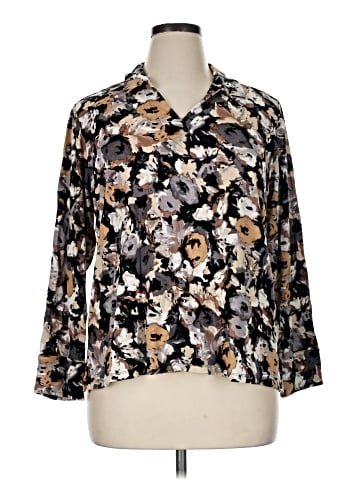 Isaac Mizrahi LIVE! Long Sleeve Polo (view 1)