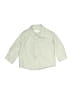Zara Solid Green Long Sleeve Button-Down Shirt Size 9-12 mo - photo 1