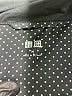 Uniqlo 100% Polyester Polka Dots Black Windbreaker Size M - photo 6