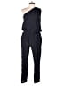 Mustard Seed 100% Rayon Solid Black Jumpsuit Size L - photo 1