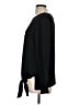 Theory 100% Silk Black Long Sleeve Top Size M - photo 5