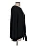 Theory 100% Silk Black Long Sleeve Top Size M - photo 4