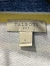 Talbots Outlet Stripes Blue Long Sleeve Blouse Size L - photo 7