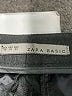 Zara Basic Chevron-herringbone Black Shorts Size XS - photo 3