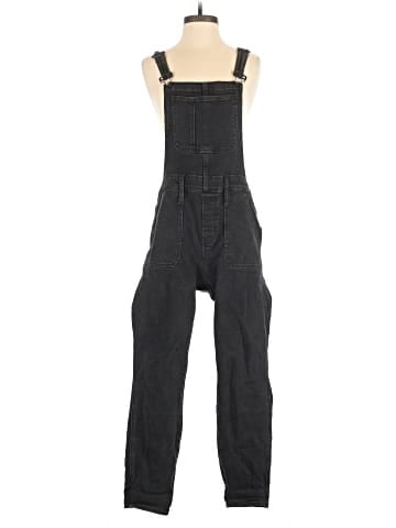 Madewell Skinny Overalls in Lunar Wash (view 1)