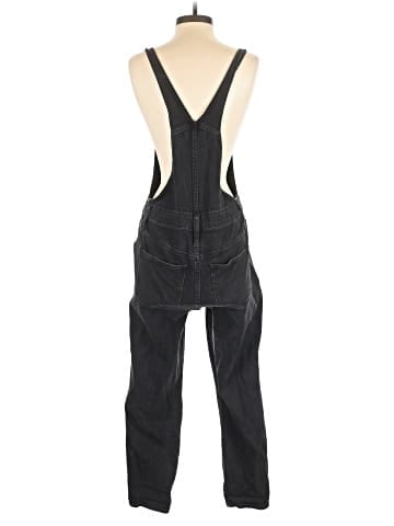 Madewell Skinny Overalls in Lunar Wash (view 2)