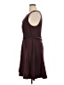 Elle Solid Burgundy Casual Dress Size XL - photo 5