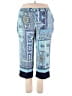 Chico's 100% Polyester Print Blue Casual Pants Size XL - photo 1