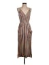 BCBGeneration Stripes Tan Casual Dress Size S - photo 1