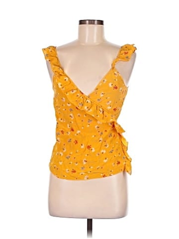 Madewell Sleeveless Silk Top (view 1)
