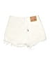 Levi's Ivory Denim Shorts Size 26 waist - photo 2