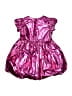 Tea 100% Metallic Metallic Pink Dress Size 8 - photo 2