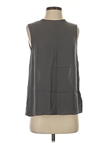 Vince. Sleeveless Silk Top (view 1)
