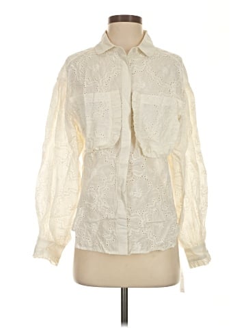 Listicle Long Sleeve Blouse (view 1)