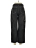 Unbranded 100% Cotton Black Cargo Pants Size M (petite) - photo 2