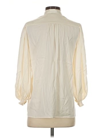 Theory 3/4 Sleeve Silk Top (view 2)