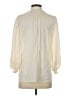 Theory Ivory 3/4 Sleeve Silk Top Size S - photo 2