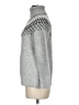 Talbots Fair Isle Silver Gray Turtleneck Sweater Size M (petite) - photo 5