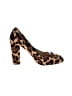 J.Crew Collection Animal Print Brown Heels Size 7 1/2 - photo 1