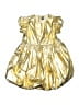 Tea 100% Metallic Metallic Gold Dress Size 7 - photo 1