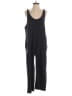 colsie Solid Gray Jumpsuit Size L - photo 1