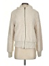 Subtle Luxury 100% Polyester Ivory Faux Fur Jacket Size S - photo 1