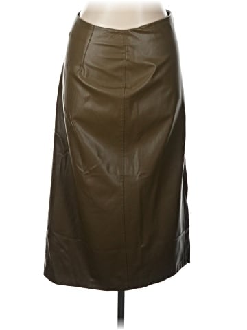 Zara Faux Leather Skirt (view 1)