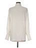 Express 100% Polyester Ivory Long Sleeve Blouse Size M - photo 2