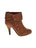 Top Moda Brown Ankle Boots Size 7 1/2 - photo 1